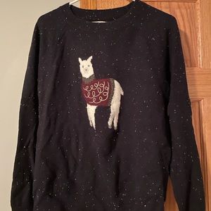 Loft Llama sweater NWT